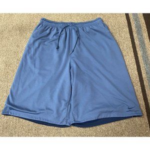 mens reversible nike shorts blue large
